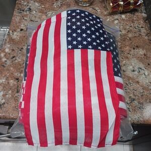 100pc. 7in x12in American Flag Lot. Garden/Car